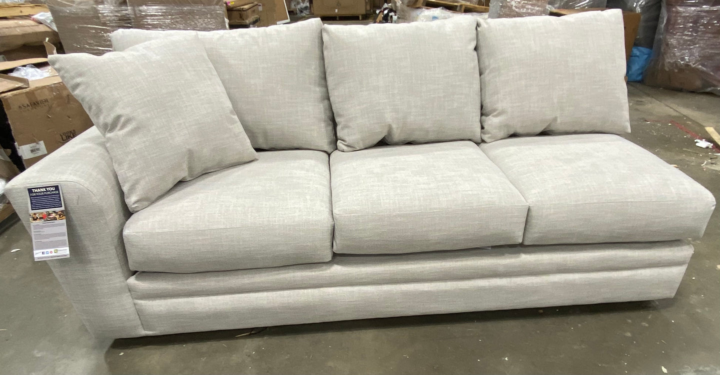 Klaussner Sofa Sectional Piece Ivory