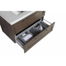 Load image into Gallery viewer, Yerger 36" Wall-Mounted Single Bathroom Vanity Set Gray Elm AS IS
