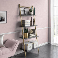 Load image into Gallery viewer, Nova 4 Shelf Ladder Bookcase Gray(512)
