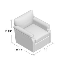 Load image into Gallery viewer, Evans Swivel Armchair #610HW
