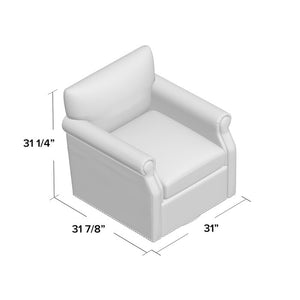 Evans Swivel Armchair #610HW