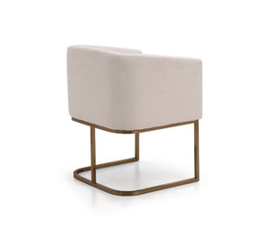 Epping Upholstered Chair in White #5522