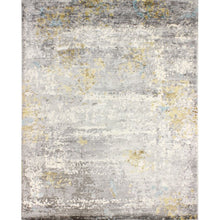 Load image into Gallery viewer, Kanti Abstract Hand-Knotted Gray Area Rug 9x12(2101RR)
