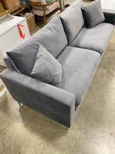 Load image into Gallery viewer, Vera Velvet Sofa Gray
