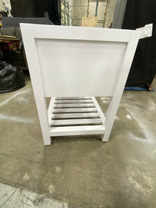 Elizabeth 48 in. W x 22 in. D Vanity in White  BASE ONLY 3596RR