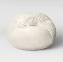 Load image into Gallery viewer, Fuzzy Bean Bag Chair Cream - Pillowfort™ kids!
