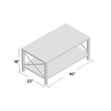 Load image into Gallery viewer, Arsenault Coffee Table with Storage White Oak(2828RR)
