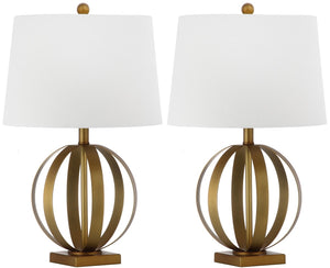25"  Euginia Sphere Gold Table Lamp Set of (2338RR)