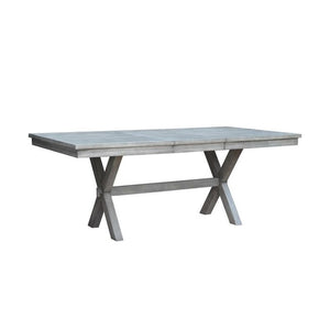 Sawyer Extendable Solid Wood Dining Table Gray(670)