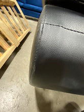 Load image into Gallery viewer, Mulvey 80&quot; Wide Faux Leather Pillow Top Arm Sofa Black
