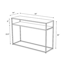 Load image into Gallery viewer, Glasgow Metal Console Table Black (1375)

