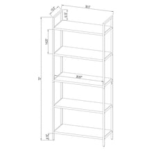 Load image into Gallery viewer, Loring 5 Shelf Bookshelf #3090
