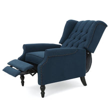 Load image into Gallery viewer, Leonie Manual Recliner Dark Blue 155CDR
