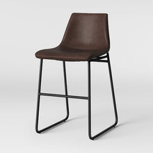 Load image into Gallery viewer, Bowden Faux Leather Counter Stool Single Brown(1401)

