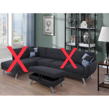 Load image into Gallery viewer, Dolan 103&quot; Wide Faux Leather Corner Sectional (Ottoman ONLY)  4374RR
