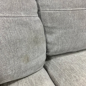 Mendoza 103.5" Right Hand Facing Sectional with Ottoman AS IS
