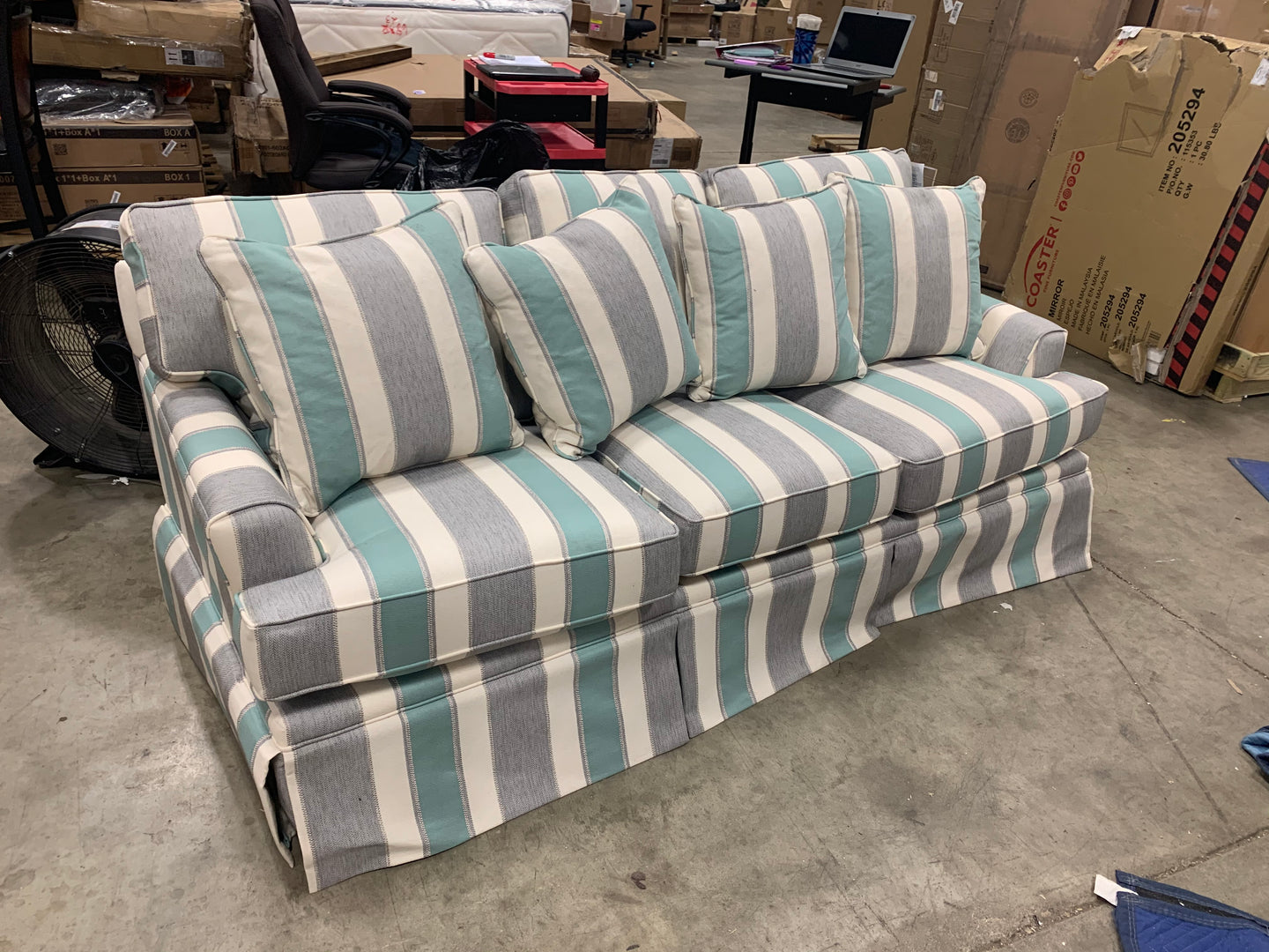 Westport 84” flared arm sofa