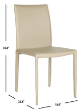 Load image into Gallery viewer, SET OF 4 Karna Light Grey 19&quot; Dining Chair -  *AS IS #547HW - 2 BOXES
