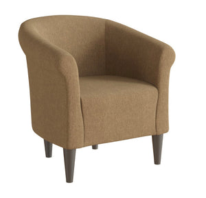 Liam Barrel Chair-Pecan #4636