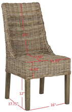 Load image into Gallery viewer, Suncoast Rattan Arm Chair (Set Of 2) Natural Unfinished #467HW
