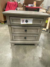 Load image into Gallery viewer, Ballesteros 3 - Drawer Nightstand in Gray 7690RR-OB
