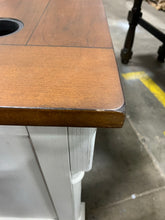 Load image into Gallery viewer, Durham Weathered White 66" Executive Desk
