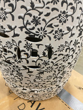 Load image into Gallery viewer, 18.5-in White Ceramic Barrel Garden Stool *AS IS #1679HW
