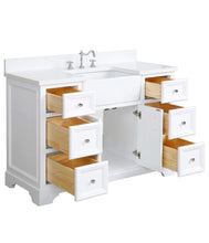 Load image into Gallery viewer, Bathroom Vanity, Base: White, 48&quot;, Single Sink *AS IS* #348HW
