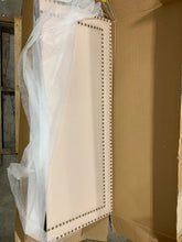 Load image into Gallery viewer, Peachy/Nude Queen Upholstered Panel Headboard 219CDR
