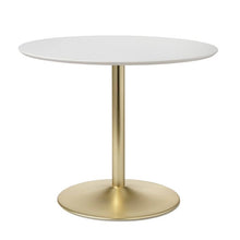 Load image into Gallery viewer, Pisa Dining Table Gold/White(604)

