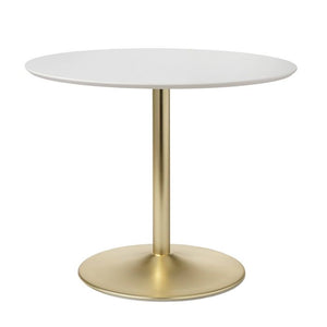 Pisa Dining Table Gold/White(604)