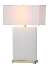 Load image into Gallery viewer, Joyce 27.75-Inch H Faux Woven Leather Table Lamp (Set of 2) 473CDR
