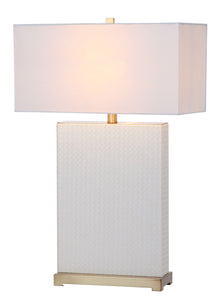 Joyce 27.75-Inch H Faux Woven Leather Table Lamp (Set of 2) 473CDR