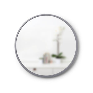 Hub Modern and Contemporary Accent Mirror 24” Gray(1277)