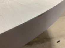 Load image into Gallery viewer, Farmhouse Round extendable table- whitewash grey
