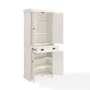 Halstead 72” Kitchen Pantry-Distressed White #3070