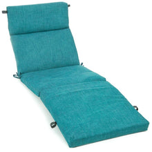 Load image into Gallery viewer, Indoor/Outdoor Chaise Lounge Cushion Single Aqua(1791RR)
