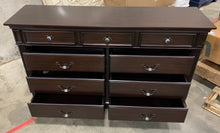 Load image into Gallery viewer, Furniture of America 9 Drawer Chest Dark Brown 909CDR
