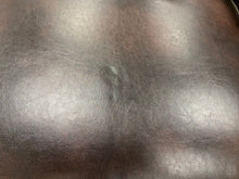 Load image into Gallery viewer, Caine Faux Leather Rolled Arm Chesterfield Sofa Dark Brown #2577HW
