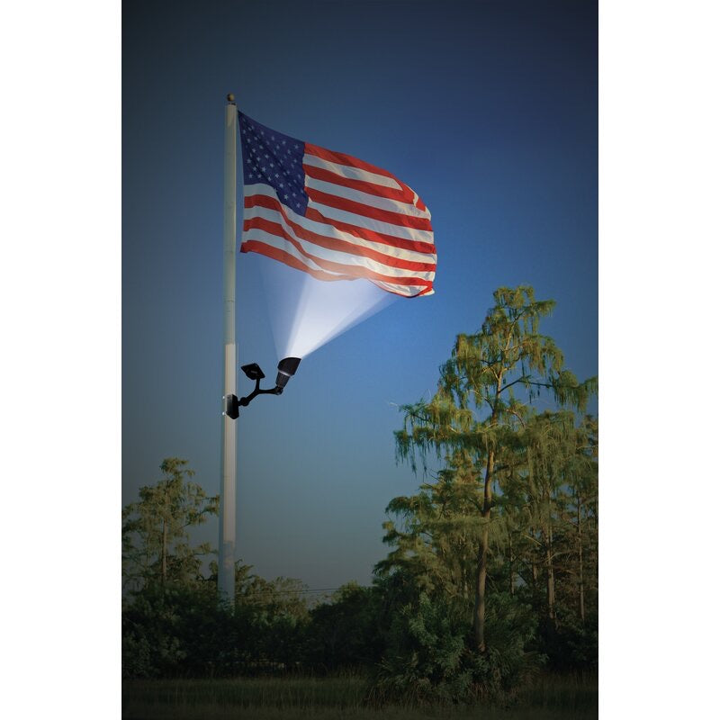 Nature Power Solar Flagpole Light Black(964)