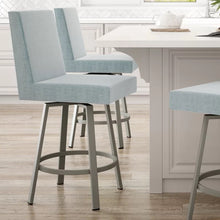Load image into Gallery viewer, (2 boxes) Evans Swivel Counter Stool-Powder Blue set of 2 #309MM
