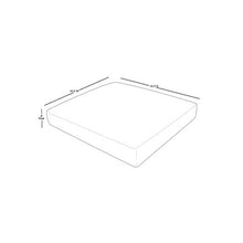 Load image into Gallery viewer, Indoor/Outdoor Ottoman Cushion-Wheat #105-NT
