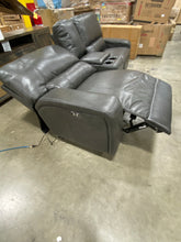 Load image into Gallery viewer, Saul Reclining Sectional Sofa with Console Gray
