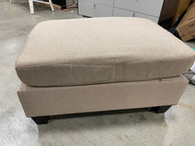Load image into Gallery viewer, Hemphill Ottoman with Cushion Beige
