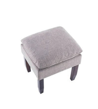 Load image into Gallery viewer, 18&quot; Square Pillowtop Ottoman Gray #1746HW
