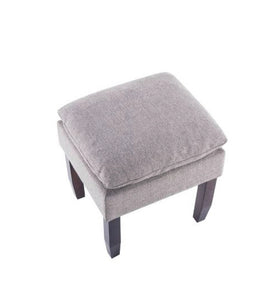 18" Square Pillowtop Ottoman Gray #1746HW