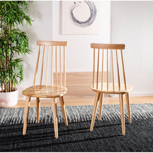 Load image into Gallery viewer, Britt Solid Wood Dining Chairs (2) Color Natural  #45HW
