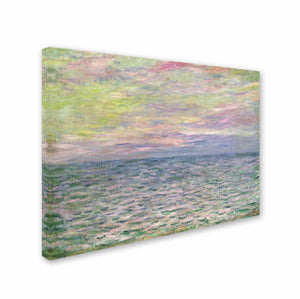 ‘Coucher de Soleil a Pourville’ by Claude Monet 24”x32” #5516