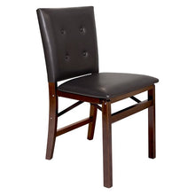 Load image into Gallery viewer, Stakemore Set of 2 Parson&#39;s Folding Chair Espresso(1054)
