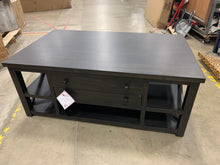 Load image into Gallery viewer, Traditional Lift Top Cocktail Table in Weathered Brown
